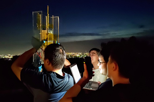 中央大學成立太空科學與工程學系，期望培育台灣優秀的太空產業人才。太空科學與工程學系提供。