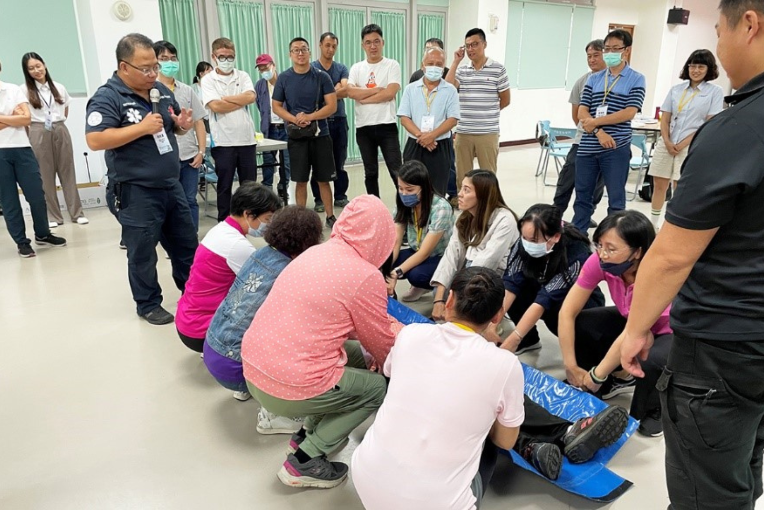 中央大學災害防治研究中心迄今已開辦超過15梯次的訓練班，培養出許多防災尖兵。照片災害防治研究中心提供